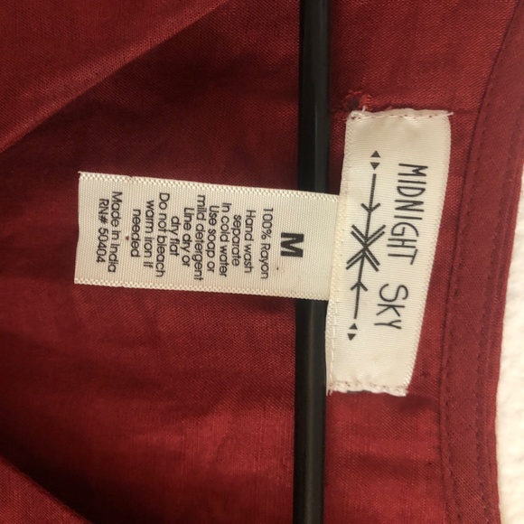 Rustic Red Blouse - Picture 2 of 3